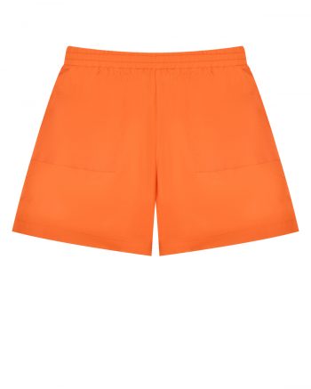 Шорты на резинке с карманами, оранжевые Max&Co