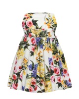 Платье с цветочным принтом Dolce&Gabbana