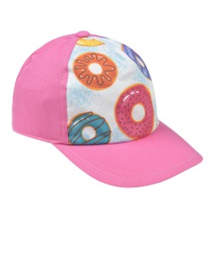 Розовая кепка с принтом "пончики" Il Trenino