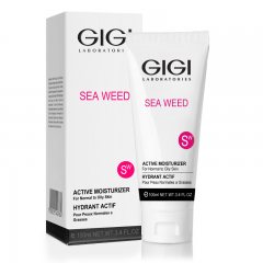 GiGi Крем увлажняющий активный для нормальной и жирной кожи Active Moisturizer For Normal To Oily Skin, 100 мл (GiGi, Sea Weed)
