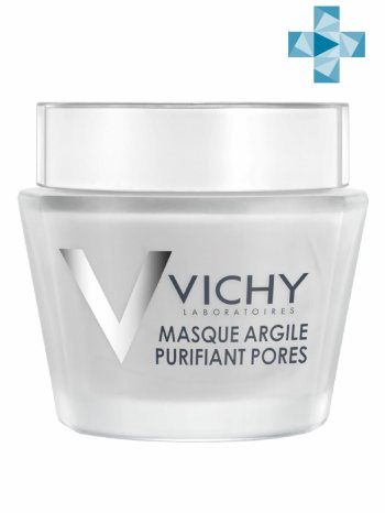 Vichy Минеральная маска с глиной, глубоко очищающая поры, 75 мл (Vichy, Masque)