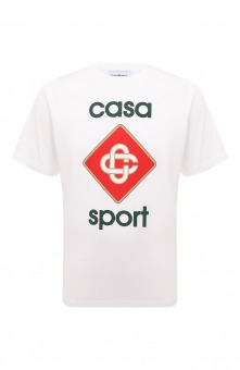 Хлопковая футболка Casablanca
