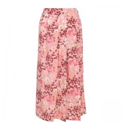 Шелковая юбка-миди с цветочным принтом Mother Of Pearl