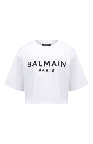 Хлопковая футболка Balmain