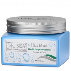DR. SEA Маска для волос, интенсивное питание, с оливковым маслом, папайей и зеленым чаем.